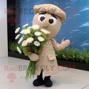 Beige bukett av blommor...