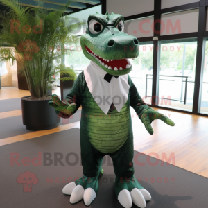 Skoggrønn krokodille maskot...