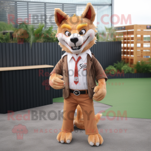 Rust Dingo maskot kostume...