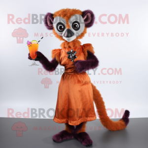 Rust Lemur Maskottchen...