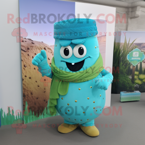 Cyan Burgers mascotte...