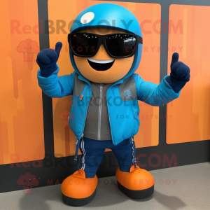 Blue Orange mascotte...