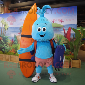 Sky Blue Carrot mascotte...