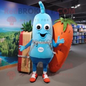 Sky Blue Carrot mascotte...