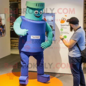 nan Grenade mascot costume character dressed with a Bootcut Jeans and Smartwatches