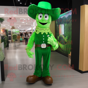 Forest Green Cowboy maskot...