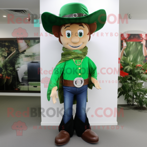 Forest Green Cowboy maskot...