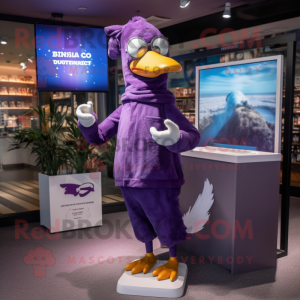 Purple Gull mascotte...