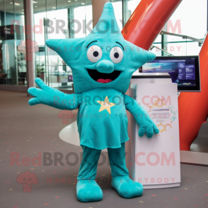 Teal Starfish mascotte...