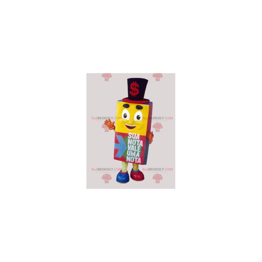 Colorful cubic mascot looking jovial - Redbrokoly.com