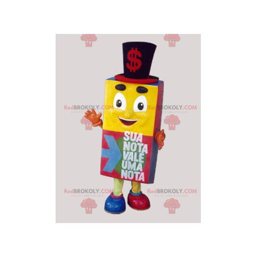 Colorful cubic mascot looking jovial - Redbrokoly.com