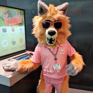 Peach Werewolf maskot...