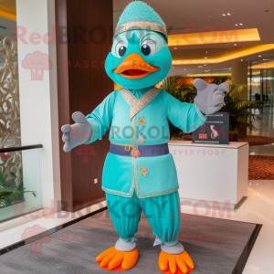 Turkis mandarin maskot...