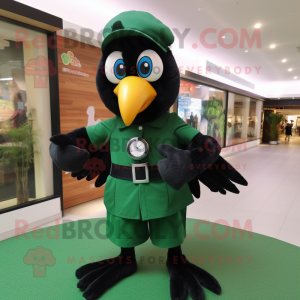 Forest Green Crow maskot...