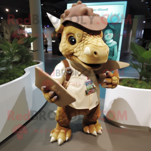  Triceratops maskot kostume...