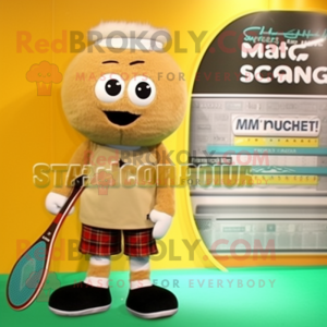 Tan Squash maskot kostym...