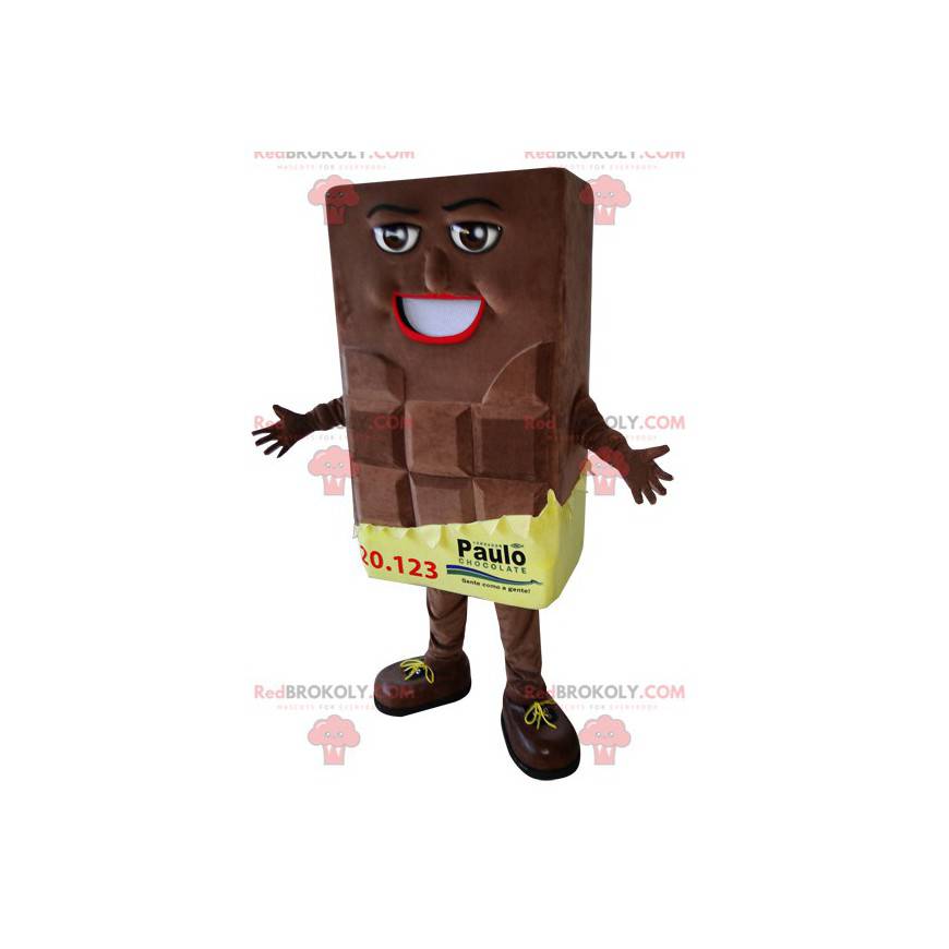 Mascotte gigante della barretta di cioccolato - Redbrokoly.com