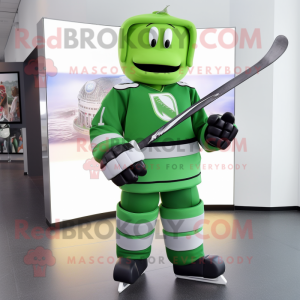 Green Ice Hockey Stick...