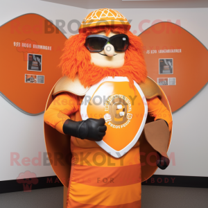 Orange Celtic Shield...