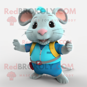 Cyan Hamster mascotte...