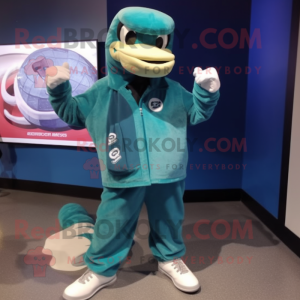 Teal Titanoboa mascotte...