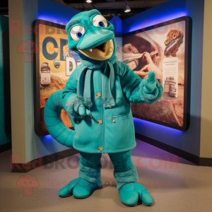 Teal Titanoboa mascotte...