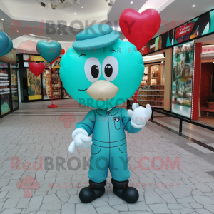 Turquoise Heart Shaped...