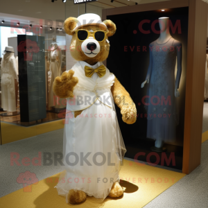 Gold Bear maskot...