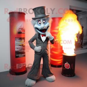 Gray Fire Eater mascotte...