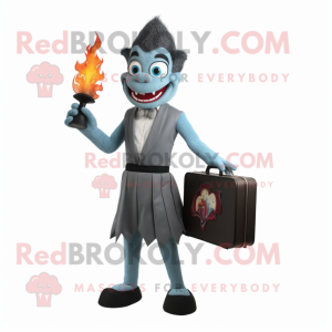 Gray Fire Eater mascotte...