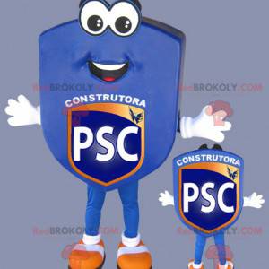 Mascotte di stemma blu del club sportivo - Redbrokoly.com