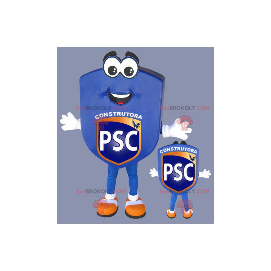Mascotte di stemma blu del club sportivo - Redbrokoly.com