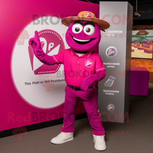 Magenta Pizza mascotte...