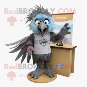 Gray Harpy mascotte kostuum...