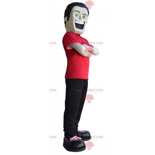 Mascotte d'homme grand avec une belle carrure - Redbrokoly.com