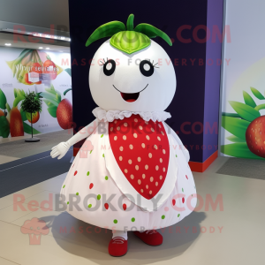 White Strawberry maskot...