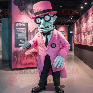 Roze Frankenstein mascotte...