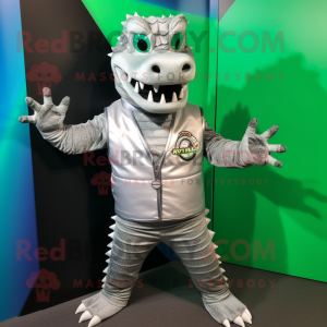 Silver Crocodile mascotte...