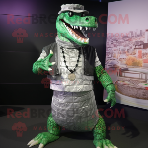 Silver Crocodile mascotte...