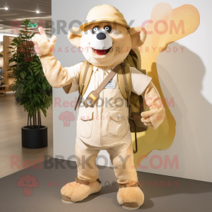 Beige Chief mascotte...