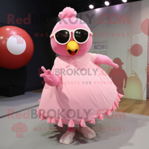 Pink Butter Chicken maskot...