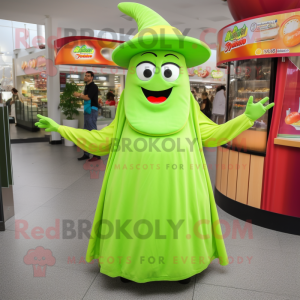 Lime Green Gyro mascotte...