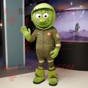 Olive Astronaut mascotte...