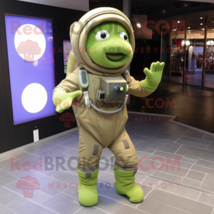 Olive Astronaut mascotte...