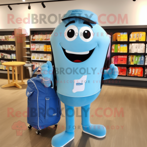 Postava maskota Sky Blue...