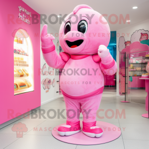 Pink Ice Cream mascotte...