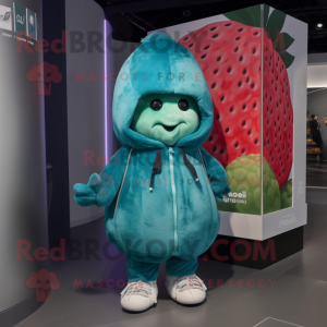 Teal Strawberry mascotte...