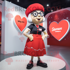  Hjerte maskot kostume...