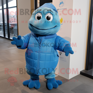 Blue Turtle mascotte...