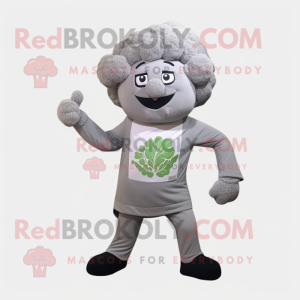 Grijze Bloemkool mascotte...